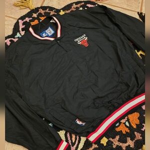 🔥🔥 Vintage Y2K Starter Chicago Bulls Black Jacket🔥🔥 Size L